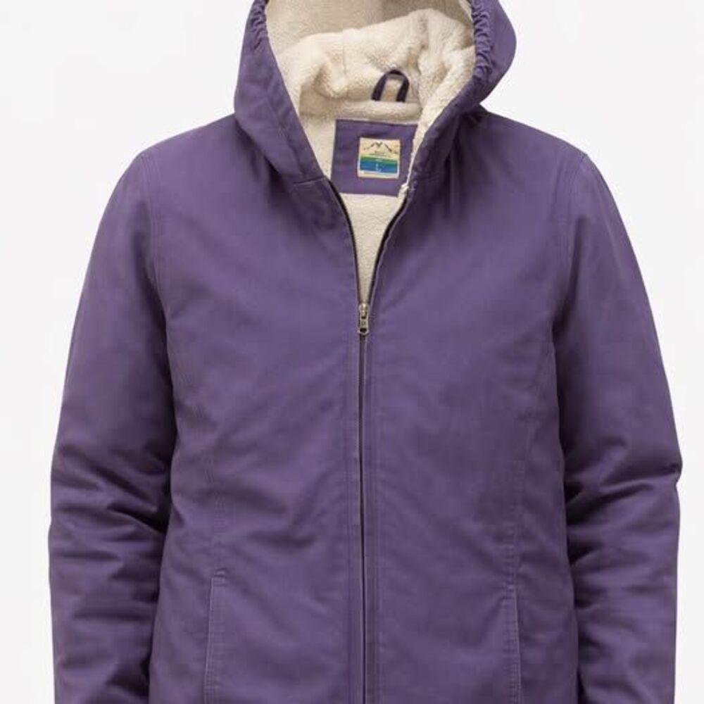 Blue Mountain purple youth large (14-16) Sherpa lined very warm outdoor jacket.